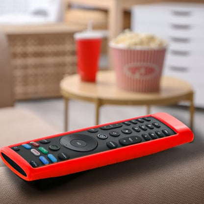 Case for Vizio TV Remote, Cover Compatible with Vizio Smart TV Remote Control XRT136 / XRT140 Silicon Universal Sleeve Skin Red - color: Non-Glow Red