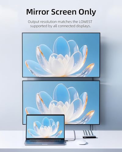 llano HDMI 2.1 Splitter 1 in 2 Out, 8K@60Hz 4K@120Hz/240Hz, SST & Mirror Mode Only (No Extend), HDCP 2.3, HDR10, Dolby Vision, for PS5, Xbox, Apple TV, Laptop, Aluminum Case