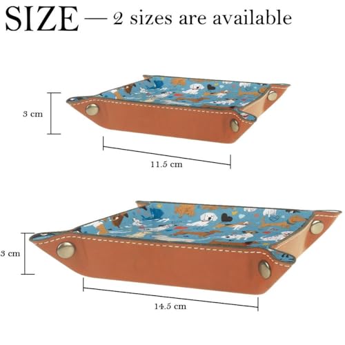 Animals Dogs Dice Tray Dice Rolling Tray Folding Dice Holder for Dice Games, Like RPG, DND and Other Table Games - color: Multi 3