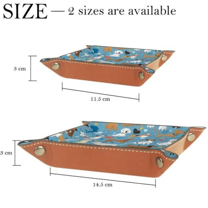 Animals Dogs Dice Tray Dice Rolling Tray Folding Dice Holder for Dice Games, Like RPG, DND and Other Table Games - color: Multi 3