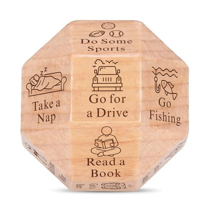 Funny Retirement Gift Dice for Men Women, 2026 Wooden Dice Retired Gift for Him Her, Funny Decision Dices Happy Retirement Gifts for Teacher Coworker, Going Away Leaving Farewell