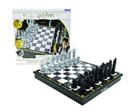 Lexibook, Harry Potter Magnetic Chess Board, CGM300HP | Magnetic & Foldable Chess Board, 32 pieces, Family game - style: CGM300HP