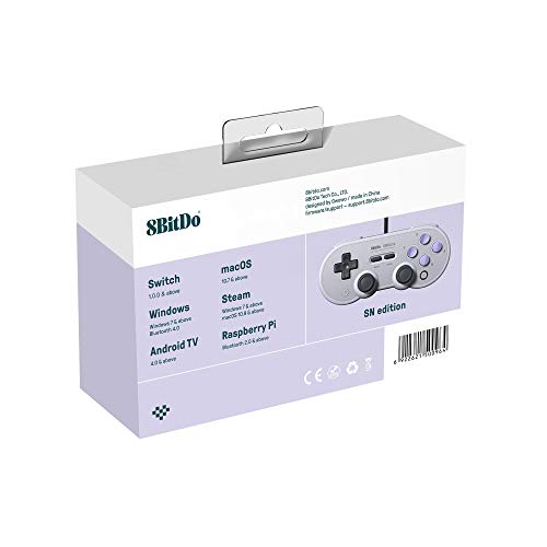 8Bitdo Sn30 Pro USB Gamepad for Windows, Raspberry Pi (Sn Edition) - PC - color: SN Edition