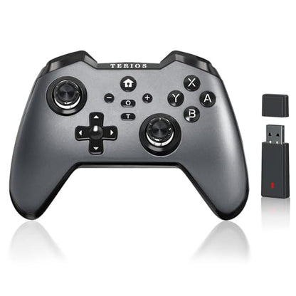 TERIOS T32 Pro Controller for Nintendo Switch/Oled/Lite/PC, Wireless Controller with Hall Effect Joystick/No Drift/NFC/Linear Motor/Turbo