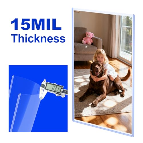 25 Pack 8.5"x11" Document Toploaders - Rigid Hard Sleeves Page Protectors | Protect Certificates, Photos, Artwork and Prints with Rigid Clear Holders, Keeps Documents Flat, Clean and Safe from Damage - size: 25ct 8.5" x 11" Document Toploader 15Mil