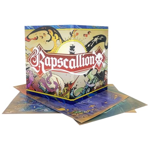 Magpie Games Rapscallion GM Screen & Maps – Tabletop Roleplaying Game Master Map Pack Accessory