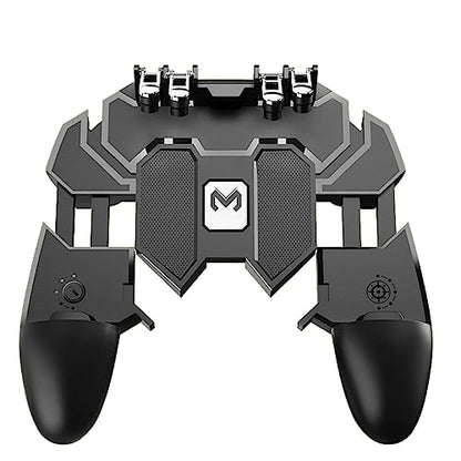 Newseego for Mobile Game Controller, [Upgrade] Phone Controller Gamepad with 6 Fingers Trigger Sensitive Shoot and Aim Trigger Controller for Android & iOS for PUBG