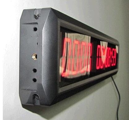 Large Red Color LED Digital Wall Day Countdown Clock 1.8" Hih Chatracter for Indoor