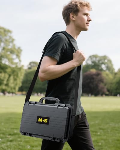 Upgrade Hard Carrying Case for Nintendo Switch 2/Switch 1 Console, All in one Large Capacity Travel Case for Pro Controller&Accessories (Black)