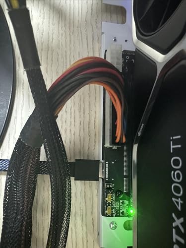 JMT M.2 M-Key to PCIE 4.0X4 SFF 8611 External Graphics Card Stand Bracket Compatible with Oculink/M.2 NVMe Laptop eGPU GDP NUC (Dock-OC5) - color: DOCK-OC5