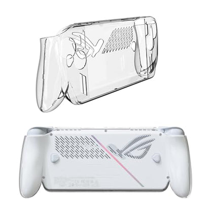 Transparent PC Protective Cover For ROG XBOX Ally X Game Console All-around Protection Scratch-proof Shockproof Impact-resistant Sweat-proof Sleeve Case Gaming Accessories
