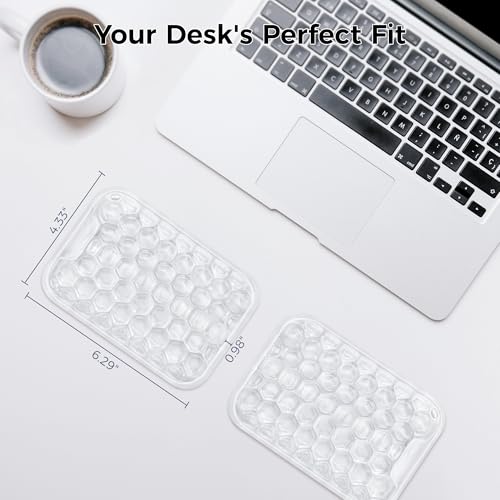 Ospelelf Ergonomic Elbow Rest for Desk, Gel Keyboard Wrist Rest Support, Arm Rest Pad for Mouse, 2 Pack - style: 2-Pack