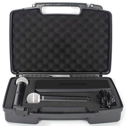 17" x 11.22" x 4.96" Portable Hard-Shell Case | Customizable Foam Case with Pre-cut Foam Interior, Suitable for Storing Electronics, Microphones, Cameras, and Equipment, etc - size: 17"