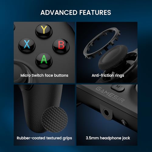GameSir G7 HE Wired XBOX Controller,Hall Effect Sticks | Officially licensed Controller for XBOX Series X|S, XBOX One, Windows 10|11, PC, Video Game Controller - color: Black