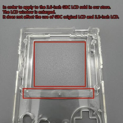 IPS Housing Shell Cover with Buttons Conuctive Pads Screws for Gameboy Color GBC Console (Camo Blue) - color: Camo Blue