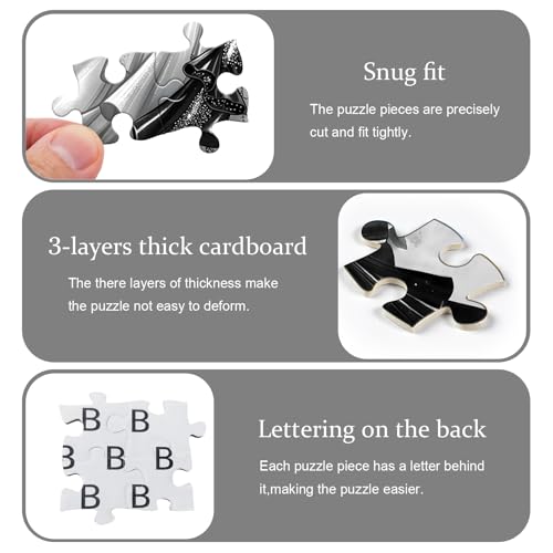 Impossible Puzzle for Adults 1000 Pieces, Flower Beauty Women Black Girl Puzzles, Flower Jigsaw Puzzle Lady Aesthetic Art Vintage - style: Black Girl Puzzle