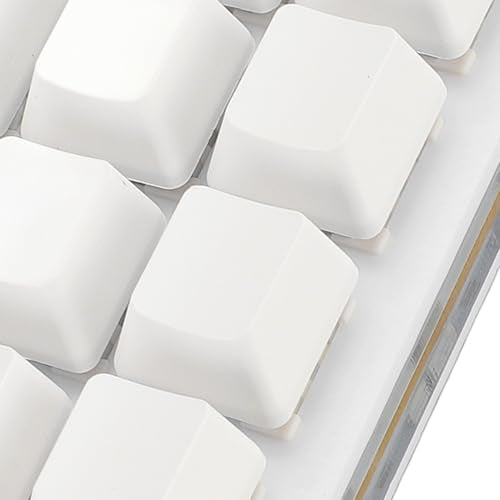 Yoidesu 12 Key Mechanical Gaming Keyboard, One Handed Keypad USB C Wired Keypad Programmable and Hot Swappable Keyboard (White) - color: White