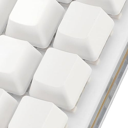 Yoidesu 12 Key Mechanical Gaming Keyboard, One Handed Keypad USB C Wired Keypad Programmable and Hot Swappable Keyboard (White) - color: White