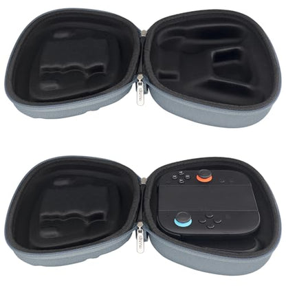 sisma Carry Case Compatible with Nintendo Joy-Con 2 & Official Grip, Buttons & Joysticks Full Protection, Hard Shell Original Switch 2 Controllers Travel Storage Case Joycon Carrying Pouch -Grey - color: Grey - Fits Joy-Con 2 & Grip
