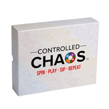 CONTROLLED CHAOS - The Ultimate Adult Party Card Game | 4 Decks in 1 with 250+ Roasts and Challenges That Will Get You Drinking | Great for Game Nights, Pre-Games, White Elephant, Bachelorettes