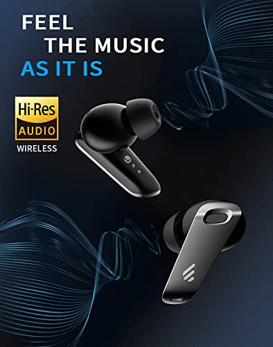 Edifier NeoBuds Pro Hi-Res Earbuds - Hybrid Active Noise Cancelling - with LDAC & LHDC - 6-Mics, APP Control, Gaming Mode - Black