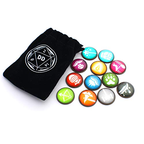 D&D and TRPG Token Set for Dungeons and Dragons (Class Counters) - style: Class Counters