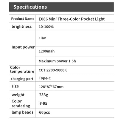 LICAEVEY RGB Video Photography Lighting, 2700K-9000K Portable LED Fill Light Panel with Clip Mount, 55 Beads CRI95+ On Camera Light for Content Creator, Vlog, Streaming