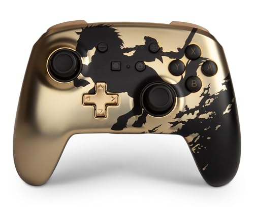 PowerA Enhanced Wireless Controller for Nintendo Switch/Switch 2 / Switch Lite/OLED Model - Gold Rider - Gamepad, game controller, Officially Licensed