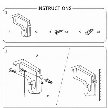 Gaming Accessories Wall Mount Stand Controller Clear Acrylic Bracket with Hook Easy Installation Angled Controller Mount