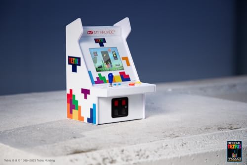 My Arcade Tetris Micro Player Pro: Mini Arcade, Handheld Video Game, 2.75" Screen, Tetris Game - style: Tetris