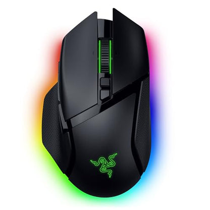 Razer Basilisk V3 Pro 35K Wireless Gaming Mouse, 140 Hr Battery, Black | 35K DPI Optical Sensor Gen 2, HyperScroll Tilt Wheel, 13 Customizable Controls, Chroma RGB, Optical Switches Gen 3 - color: Black