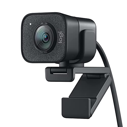 Logitech StreamCam Premium Webcam for Streaming and Content Creation, Full HD 1080p 60 fps, Works with Microsoft Teams, Google Meet, Zoom, Nintendo Switch 2’s new GameChat mode, for PC/Mac – Graphite | For streaming and content creation, works with Micros