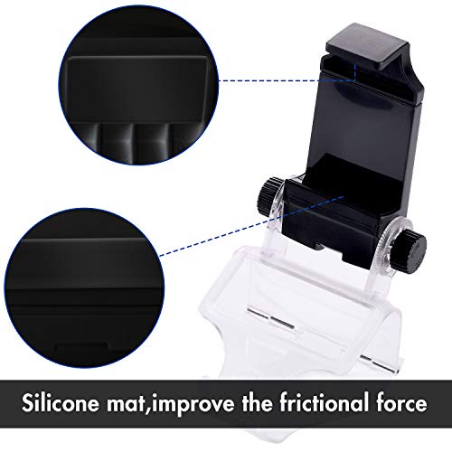 Yizerel PS4 Controller Phone Clip, PS4 Slim Pro Controller Grip for Android Smart Phone, 180 Degree Gaming Holder Mount Stand Bracket for PlayStation 4 Game Controller 6 in Samsung, Pixel, OnePlus