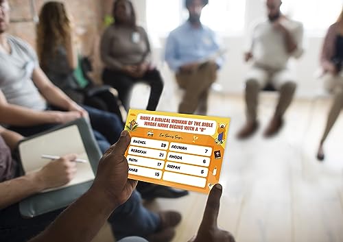 O4 Bible Games for Adults and Family - Bible Study, Trivia and Fun Family Game Night - 15 Game Cards + 3 Instruction Cards - color: Bible Game04