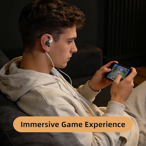 2026 Latest KZ ZST PRO X in Ear Monitor Headphones, 1BA 1DD Hybrid Driver Wired Gaming Earbuds, Deep Bass Sound Ear buds, HiFi IEM for Gaming Music Video Singer Musician Drummer (with mic, Black Gold) - color: Black Gold, style: with mic