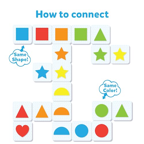 Skillmatics Educational Game – Connectors Shapes & Colors | Fun Learning Game of Connections, Strategy & Matching, Ages 3 to 6 - style: Shapes and Colors