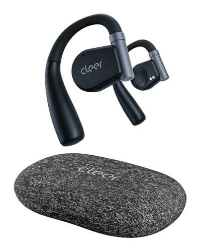 Cleer ARC II Open Ear Headphones, True Wireless Ear Buds with Dual Mic, Sweat Resistant, Multi-Point Connect, 35 Hrs Playtime, Secure Fit, Bluetooth 5.3 Earbuds with Ear Hooks, Preset EQs, Blue - color: Blue