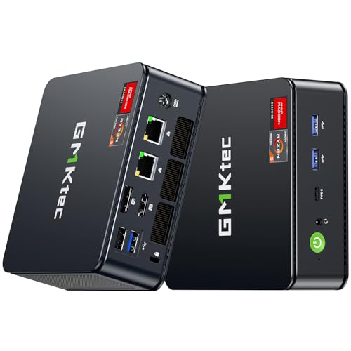 GMKtec M6 Ultra Gaming Mini PC Ryzen 7640HS (Upgraded 6600H/ 6800H), 32GB RAM DDR5 512GB SSD Dual NIC LAN 2.5GbE Desktop Computers Office Home, Triple 4K Display, WiFi 6, USB4, BT 5.2, DP, HDMI 2.0 - size: R5 7640HS 32GB DDR5 + 512GB