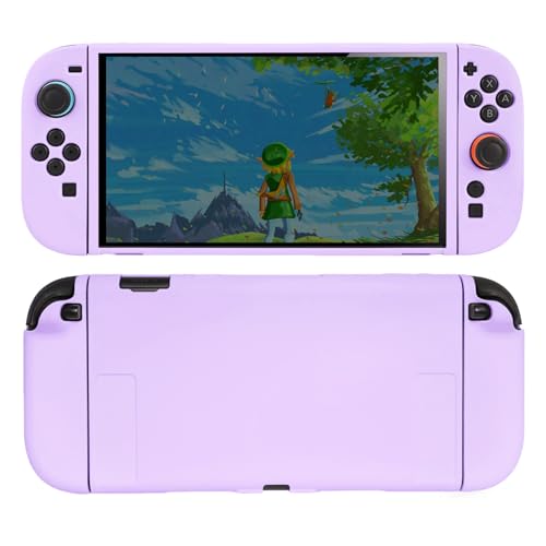 Protective Case for Nintendo Switch 2 2025, Soft Silicone Switch 2 Case, Switch2 Cover Shock-Absorbent & Anti-Scratch Slim Shell Travel Protector Cases Accessories, Purple - color: Purple, size: For Switch 2 2025