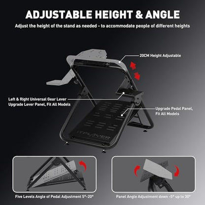 GTPLAYER Sim Racing Wheel Stand