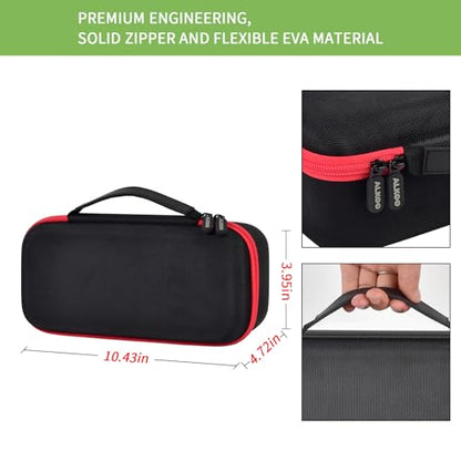 ALKOO Trading Card Carrying Case, 900+ Card Game Storage for MTG | Large card carrying case for card games and trading cards, holds 900+ cards, deck boxes and expansion packs, black, case only - color: Red