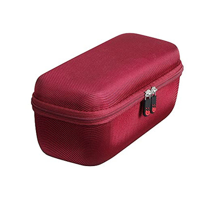 Hermitshell Hard Travel Case for Ortizan Portable Bluetooth Speaker IPX7 Waterproof Wireless Speaker (Wine Red) - color: Wine Red