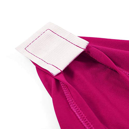 Peomeise 6FT Spandex Table Cover Rectangular Stretch Spandex Tablecloth (Fuchsia,6FT) - color: Fuchsia, size: 72" x 30" (Rectangular)