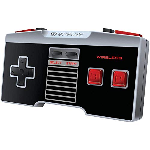 My Arcade GamePad Classic - Nintendo Wireless Controllers - Compatible with Nintendo NES Classic Edition, Wii, Wii U - Adapter Included - 30 Feet Range - style: Gamepad Classic