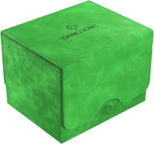 GameGenic Deck Box – Sidekick XL Green 100CT – Durable and Sturdy TCG, OCG, CCG Card Storage – Compatible with Pokemon, Yugioh, Commander, and MTG Magic: The Gathering Cards - color: Green