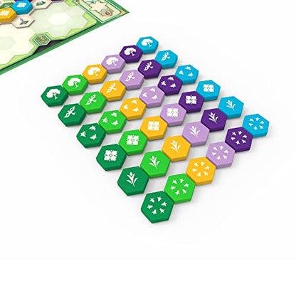 Asmodee Azul Queen's Garden Board Game - Create a Royal Paradise, Mosaic Tile Placement Strategy Game for Kids & Adults, Ages 10+, 2-4 Players, 45-60 Minute Playtime | Create a Royal Paradise, Mosaic Tile Placement Strategy Game for Kids & Adults, Ages 10