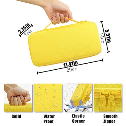Aenllosi Hard Case for Logitech G Cloud Gaming Handheld, Yellow | Hard shell construction, Water-resistant design, Impact-resistant design, Protective case only - color: Yellow