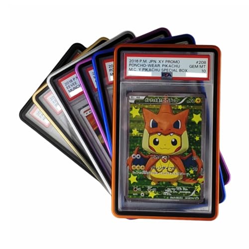 RedCap Magnetic Aluminum PSA Graded Card Holder 35PT Premium PSA Slab Protector Display Case with UV Resistant Glass Fits Standard PSA Graded Sports Trading Cards - Nocturne Violet - color: Nocturne Violet