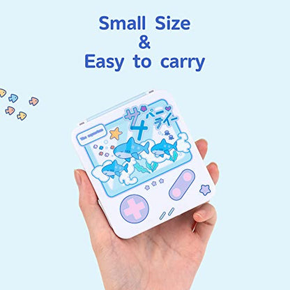 GeekShare Portable Switch Game Card Case - 12 Game Card Slots, Compatible with Switch Lite/Switch/Switch OLED (Shark Party) - size: For Switch 2017/Switch OLED/Switch Lite