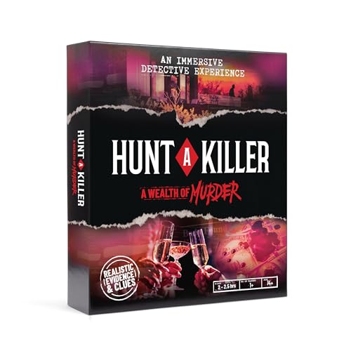 Hunt A Killer: A Wealth of Murder, an Immersive True Crime Experience, for Fans of Criminal Minds and Forensic Files, Includes 120-150 Minutes of Explicit Content, Appropriate for Ages 14 and Up - style: Wealth of Murder